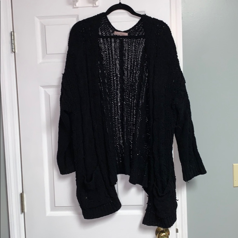 Large knit sweater